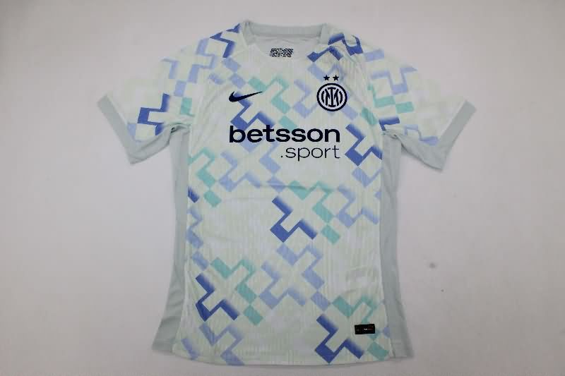 Thailand Quality(AAA) 25/26 Inter Milan Away Soccer Jersey (Player)