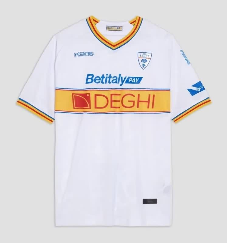 Thailand Quality(AAA) 25/26 Lecce Away Soccer Jersey