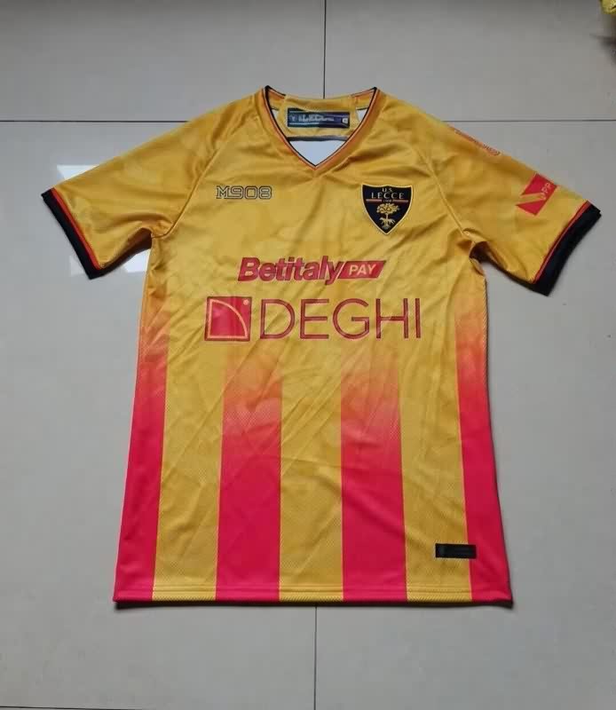 Thailand Quality(AAA) 25/26 Lecce Home Soccer Jersey