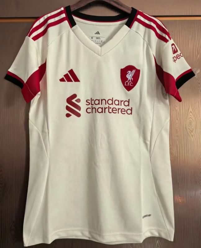 Thailand Quality(AAA) 25/26 Liverpool Away Women Soccer Jersey