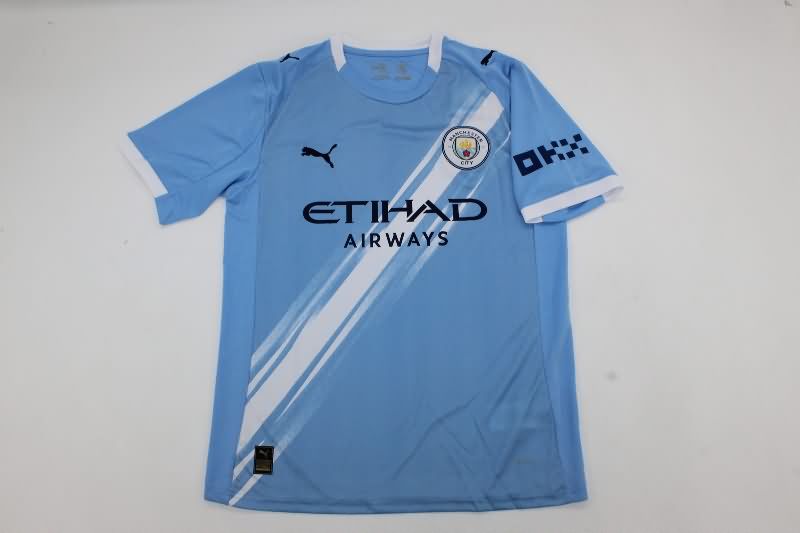 Thailand Quality(AAA) 25/26 Manchester City Home Soccer Jersey Leaked