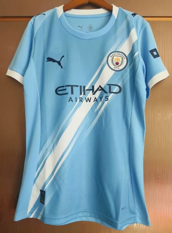 Thailand Quality(AAA) 25/26 Manchester City Home Women Soccer Jersey Leaked