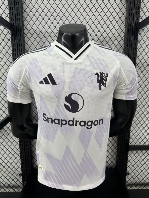 Thailand Quality(AAA) 25/26 Manchester United Away Soccer Jersey (Player) Leaked