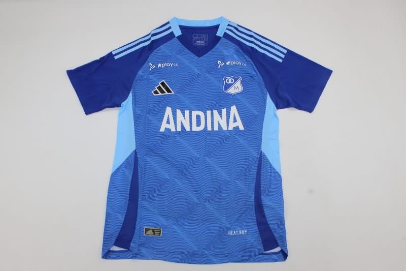 Thailand Quality(AAA) 2025 Millonarios Home Soccer Jersey (Player)