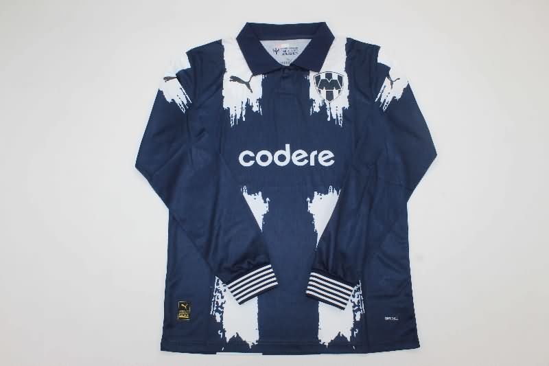 Thailand Quality(AAA) 2025 Club World Cup Monterrey Home Long Sleeve Soccer Jersey