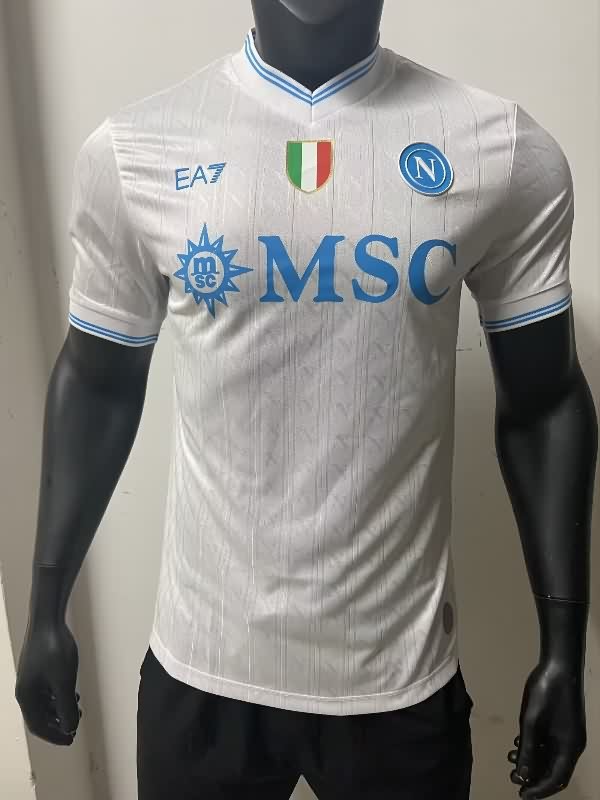 Thailand Quality(AAA) 25/26 Napoli UCL Away Soccer Jersey (Player)