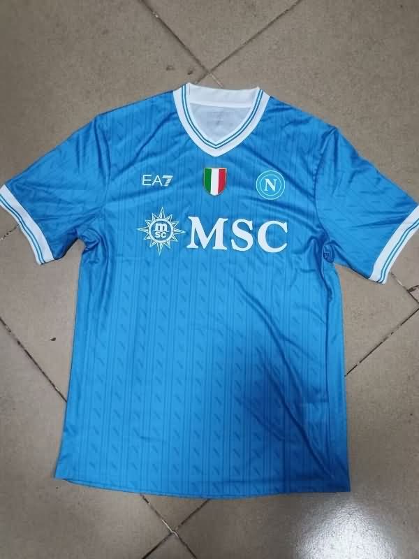 Thailand Quality(AAA) 25/26 Napoli Home Soccer Jersey