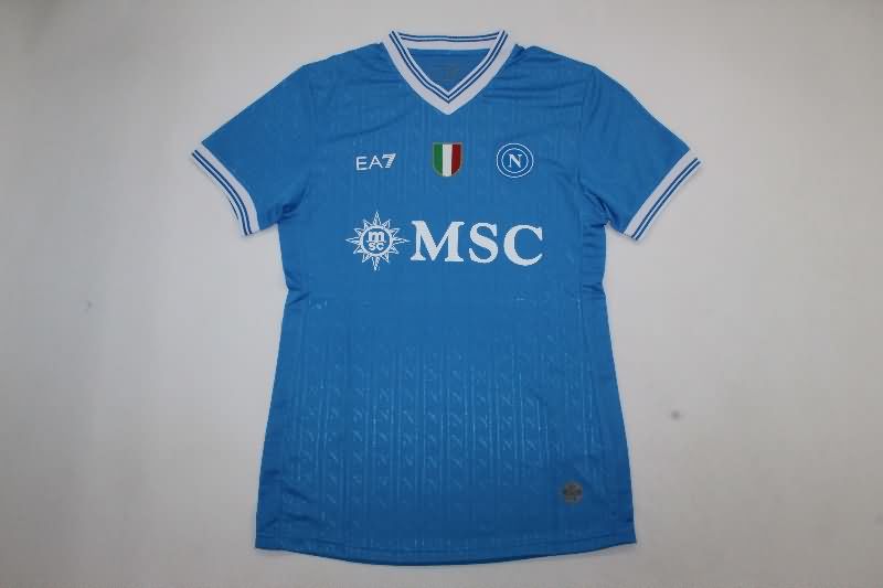 Thailand Quality(AAA) 25/26 Napoli Home Soccer Jersey (Player)