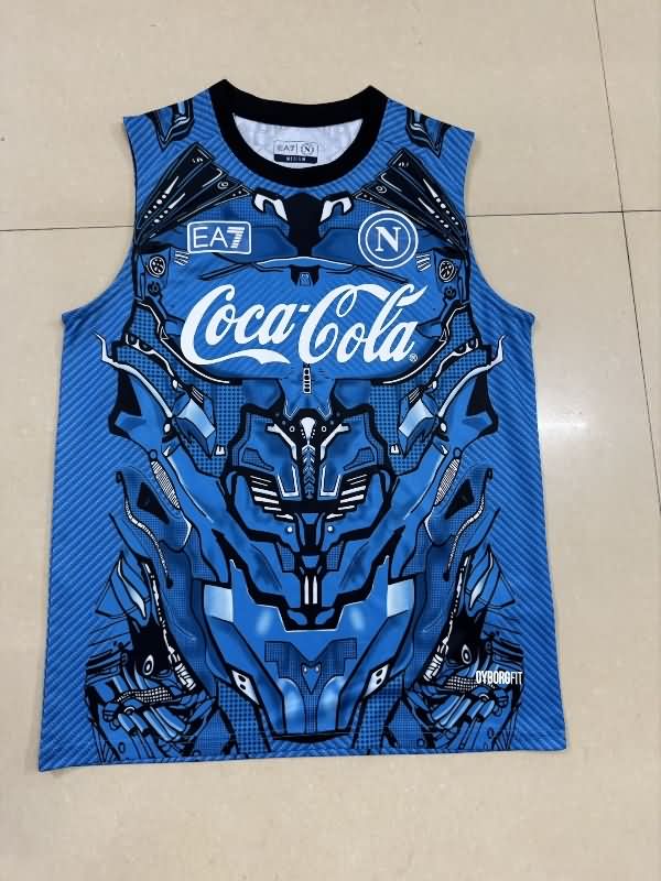 Thailand Quality(AAA) 25/26 Napoli Training Vest Soccer Jersey