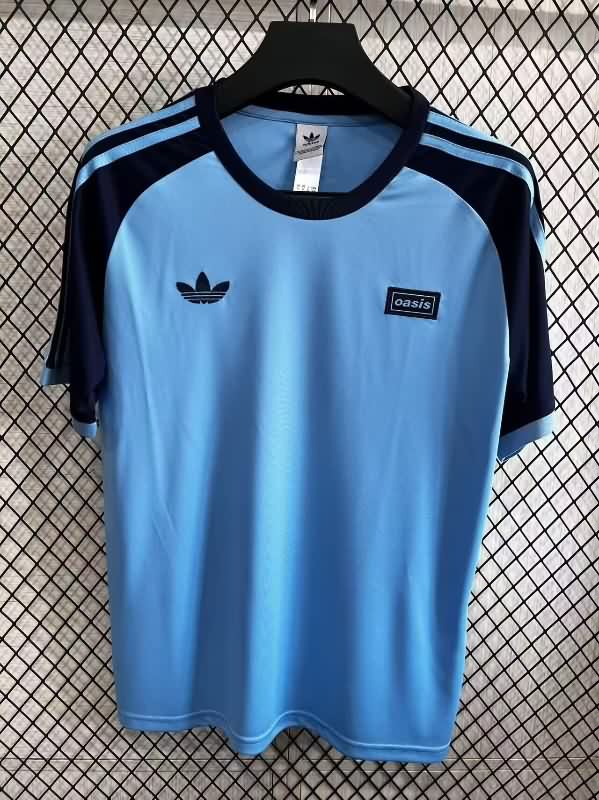 Thailand Quality(AAA) 2025 Oasis Blue Soccer Jersey 02