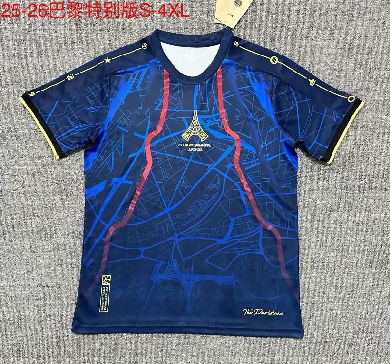 Thailand Quality(AAA) 25/26 Paris St Germain Special Soccer Jersey 03