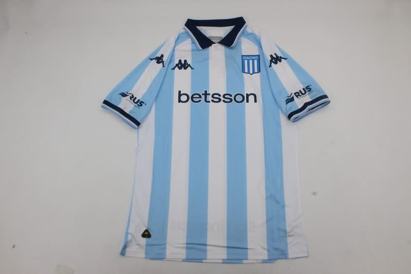 Thailand Quality(AAA) 2025 Racing Home Soccer Jersey (Player)