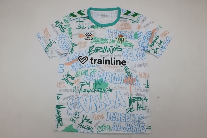 Thailand Quality(AAA) 25/26 Real Betis Training Soccer Jersey 02