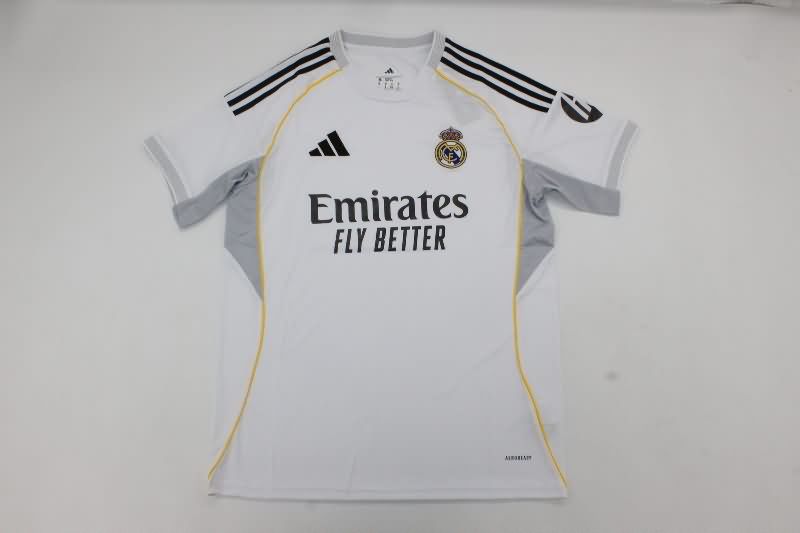 Thailand Quality(AAA) 25/26 Real Madrid Home Soccer Jersey