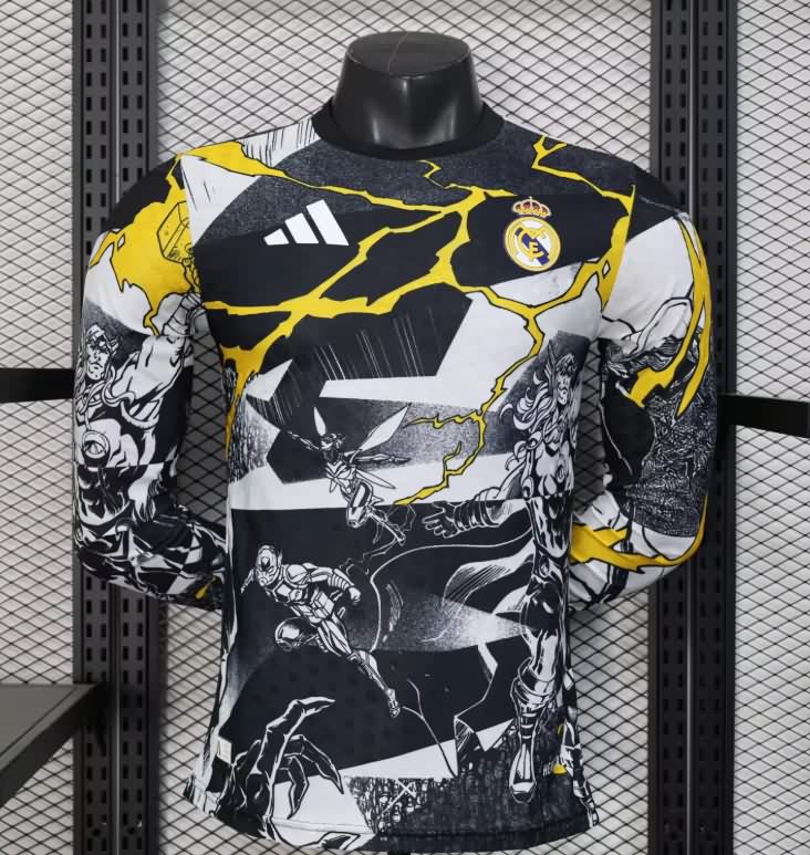 Thailand Quality(AAA) 25/26 Real Madrid Special Long Sleeve Soccer Jersey (Player)