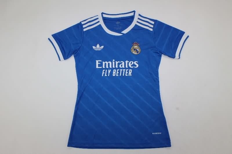 Thailand Quality(AAA) 25/26 Real Madrid Third Women Soccer Jersey