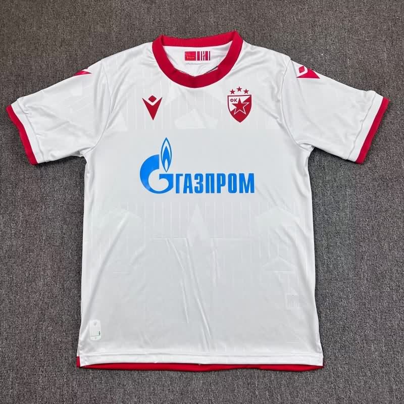 Thailand Quality(AAA) 25/26 Red Star Belgrade Away Soccer Jersey