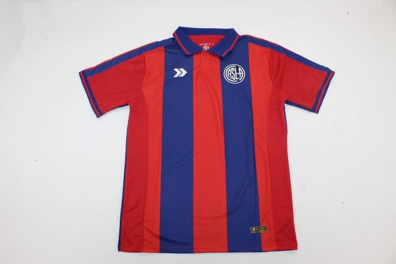 Thailand Quality(AAA) 2025 San Lorenzo Home Soccer Jersey