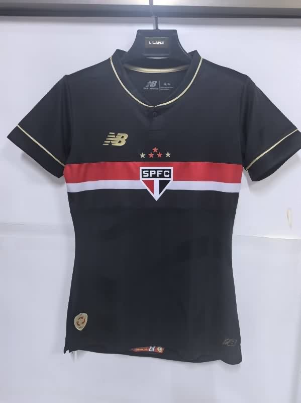 Thailand Quality(AAA) 2025 Sao Paulo Third Women Soccer Jersey