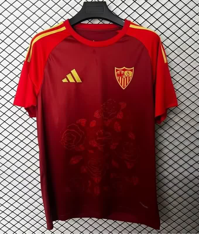 Thailand Quality(AAA) 25/26 Sevilla Special Soccer Jersey