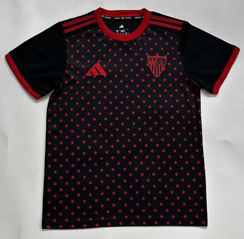 Thailand Quality(AAA) 25/26 Sevilla Training Soccer Jersey 02