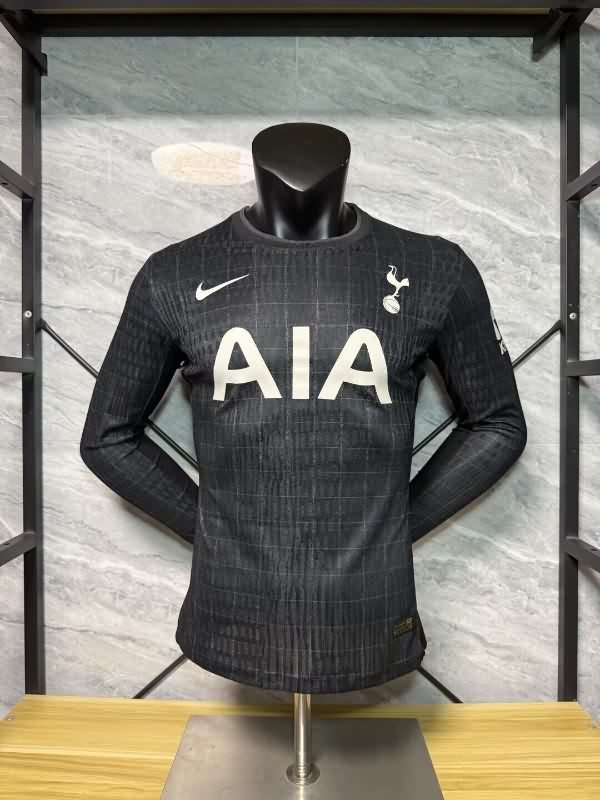 Thailand Quality(AAA) 25/26 Tottenham Hotspur Away Long Sleeve Soccer Jersey (Player)