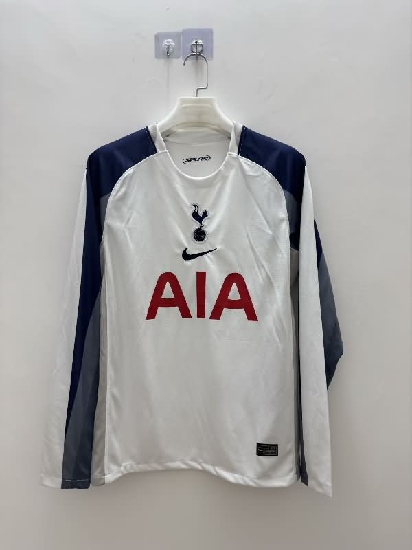 Thailand Quality(AAA) 25/26 Tottenham Hotspur Home Long Sleeve Soccer Jersey