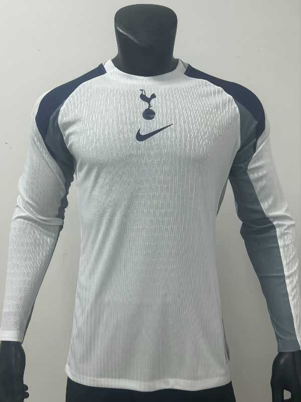 Thailand Quality(AAA) 25/26 Tottenham Hotspur Home Long Sleeve Soccer Jersey (Player) Leaked