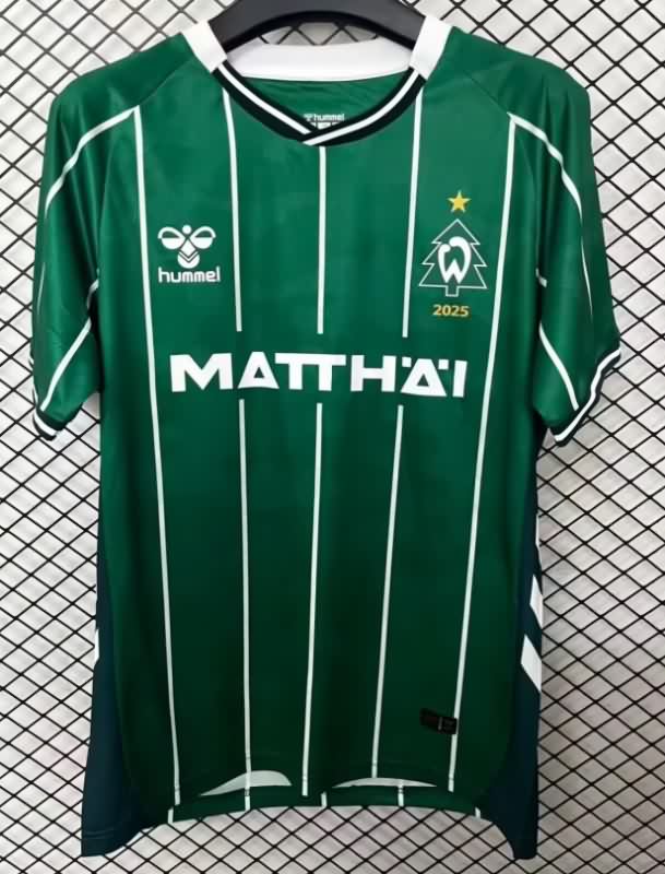 Thailand Quality(AAA) 25/26 Werder Bremen Special Soccer Jersey