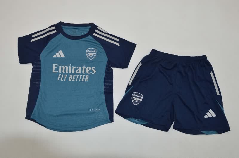 25/26 Arsenal Training Kids Soccer Jersey And Shorts (Player)