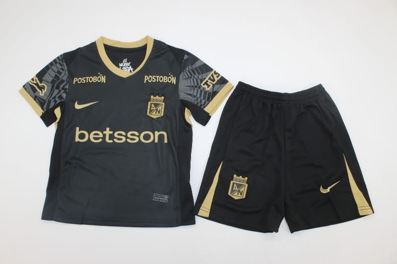 2025 Atletico Nacional Away Kids Soccer Jersey And Shorts