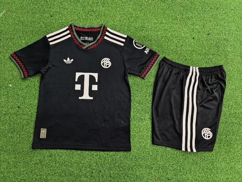 25/26 Bayern Munich Third Kids Soccer Jersey And Shorts (Player)