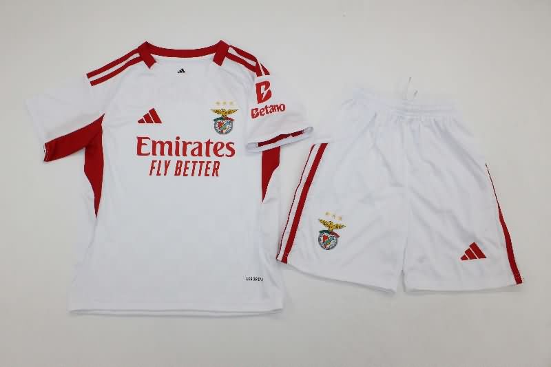 25/26 Benfica Third Kids Soccer Jersey And Shorts