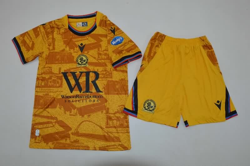 25/26 Blackburn Third Kids Soccer Jersey And Shorts