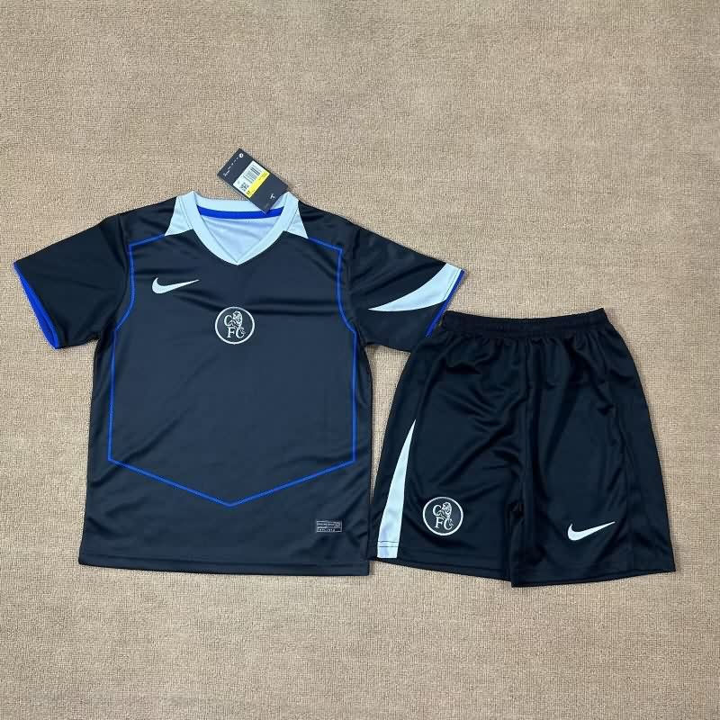 25/26 Chelsea Third Kids Soccer Jersey And Shorts