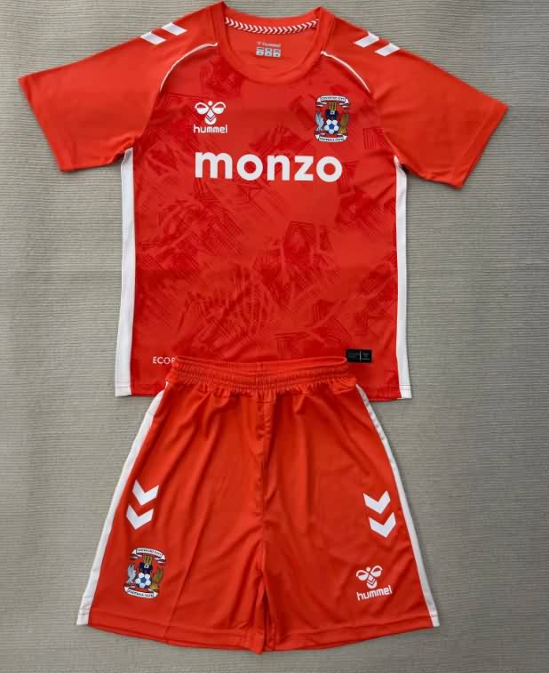 25/26 Coventry City Away Kids Soccer Jersey And Shorts