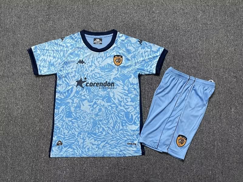 25/26 Hull City Third Kids Soccer Jersey And Shorts