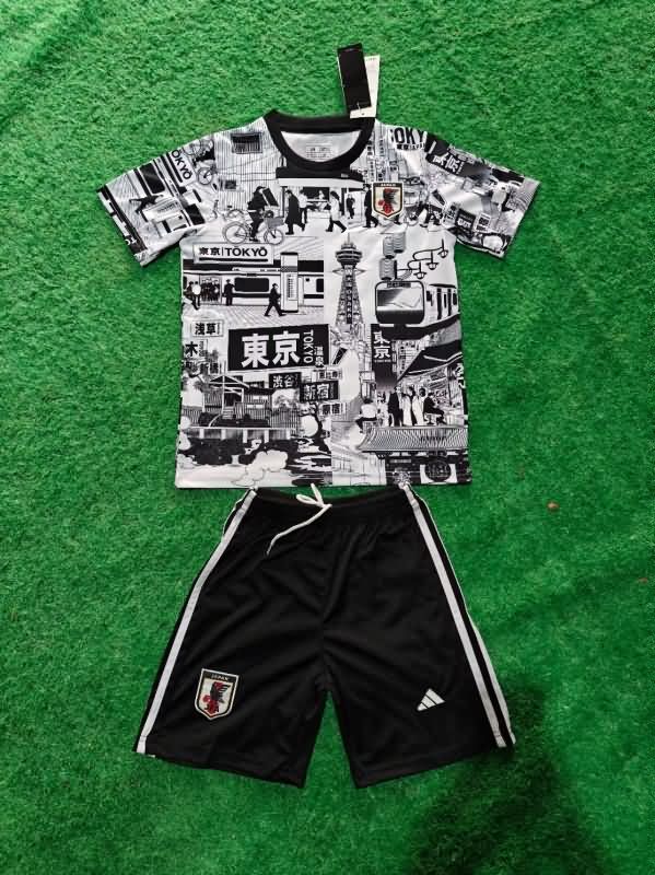 2025 Japan Special Kids Soccer Jersey And Shorts 02