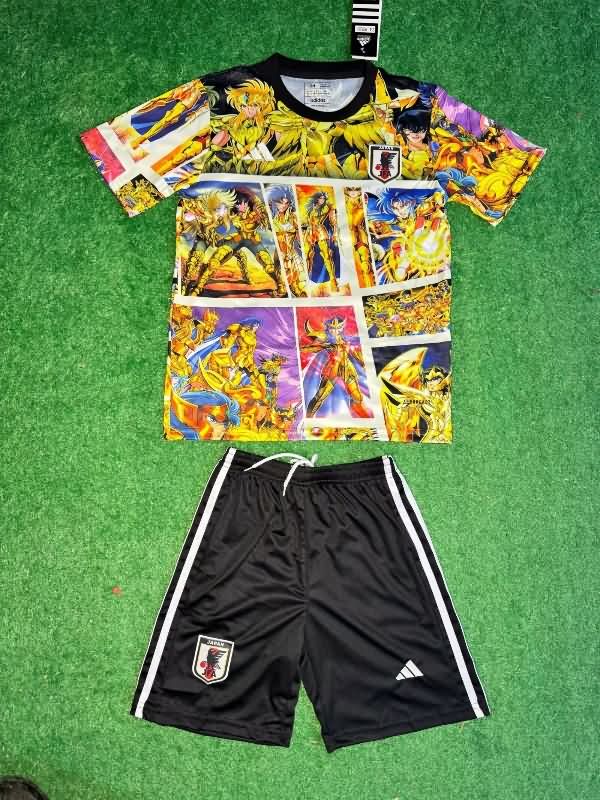 2025 Japan Special Kids Soccer Jersey And Shorts 04