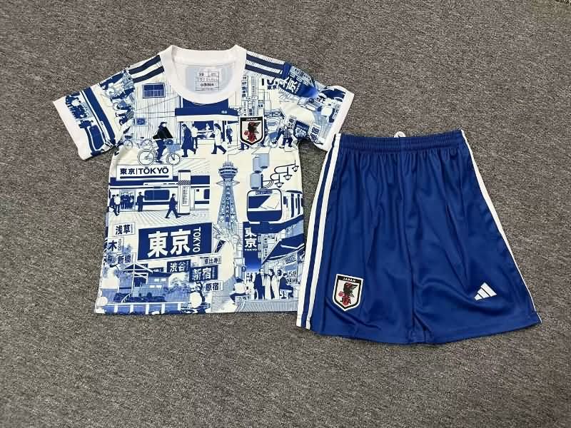 2025 Japan Special Kids Soccer Jersey And Shorts 07