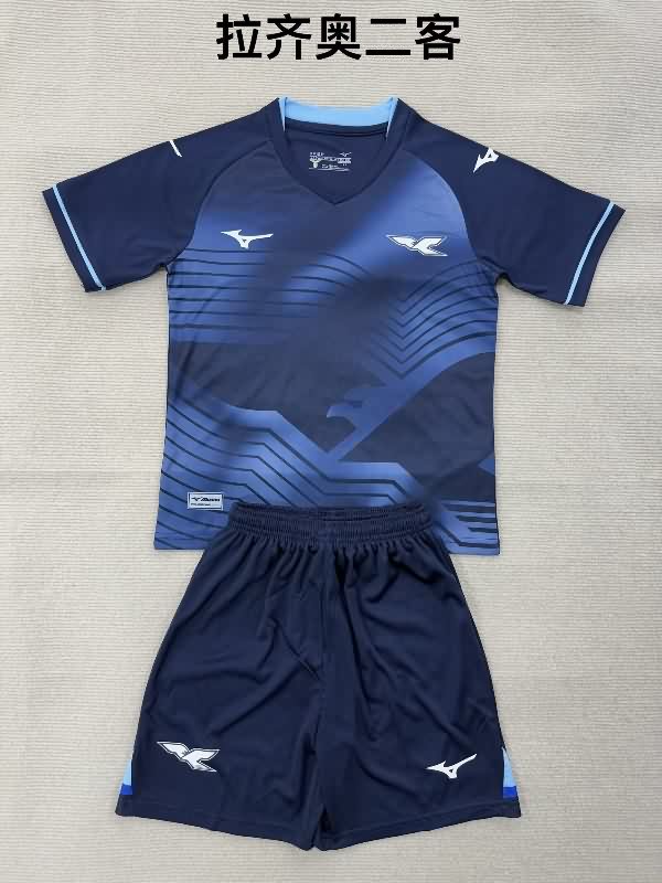 25/26 Lazio Third Kids Soccer Jersey And Shorts