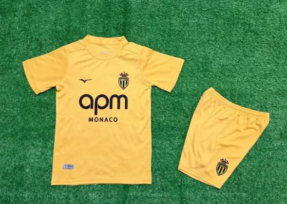 25/26 Monaco Third Kids Soccer Jersey And Shorts