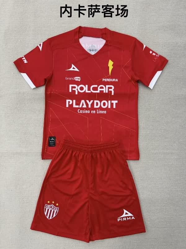 25/26 Necaxa Away Kids Soccer Jersey And Shorts