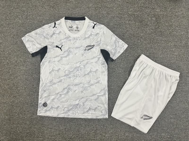 2026 New Zealand Home Kids Soccer Jersey And Shorts