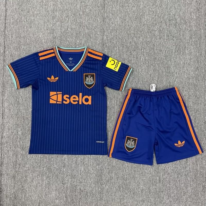 25/26 Newcastle United Third Kids Soccer Jersey And Shorts