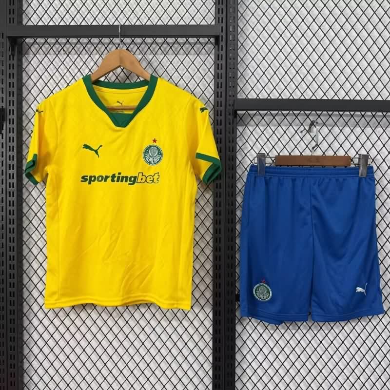 2025 Palmeiras Third Kids Soccer Jersey And Shorts