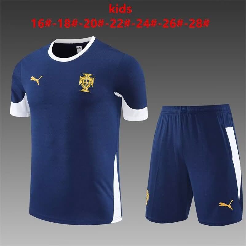 2025 Portugal Training Kids Soccer Jersey And Shorts