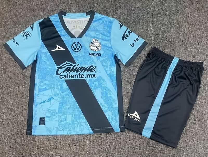 25/26 Puebla Third Kids Soccer Jersey And Shorts