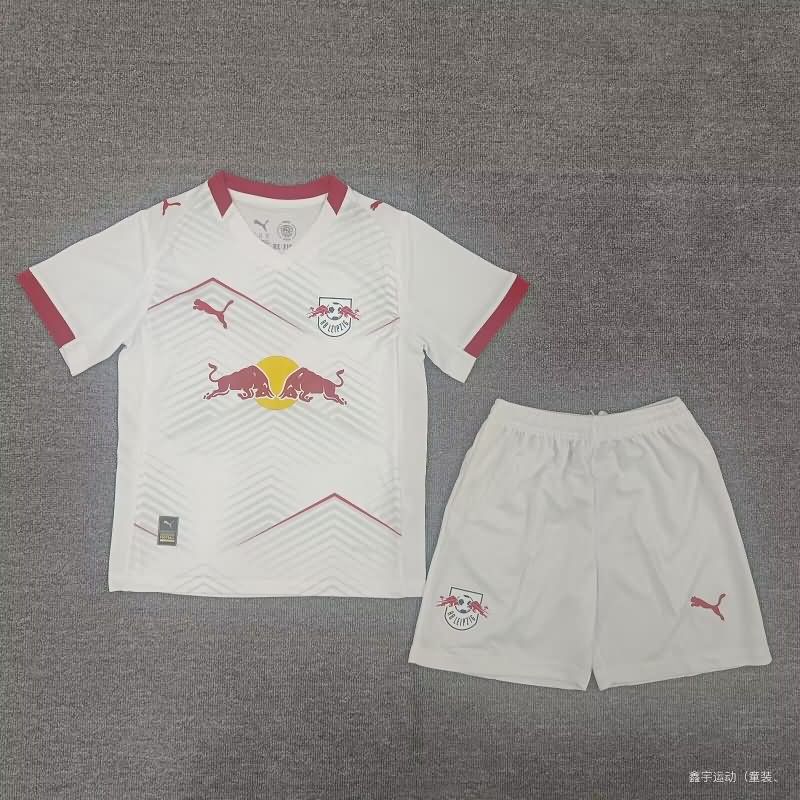 25/26 RB Leipzig Home Kids Soccer Jersey And Shorts