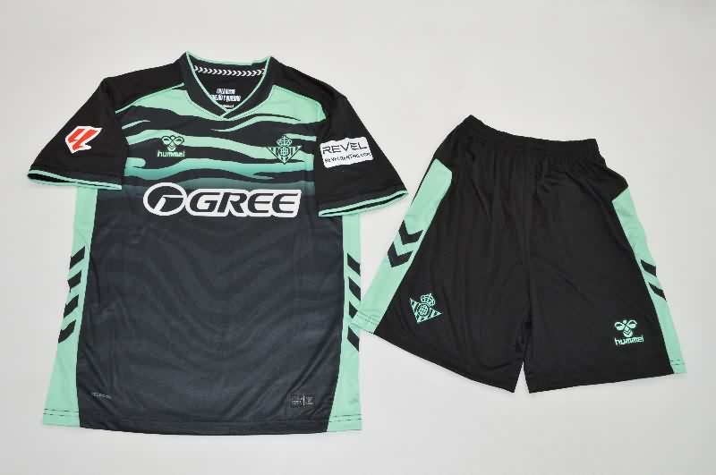 25/26 Real Betis Third Kids Soccer Jersey And Shorts